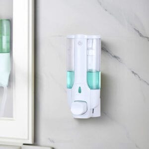 Dispenser Porta Jabón Líquido Alcohol En Gel Shampoo De Pared - vista 2