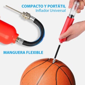 Inflador Portátil Varios Usos Pelota Bicicleta - vista 2