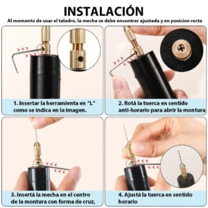 Mini Taladro USB Para Artesanías Resina Manualidades - vista 3