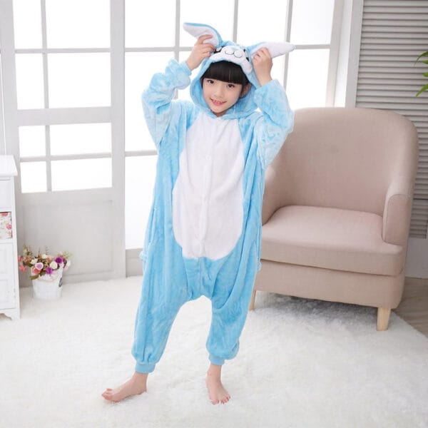 pijama conejo celeste 5 pijama conejo celeste 5
