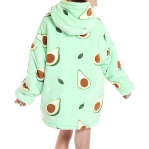 Pijama para Niños Buzo Infantil Con Capucha Manta Corderito Palta - vista 2
