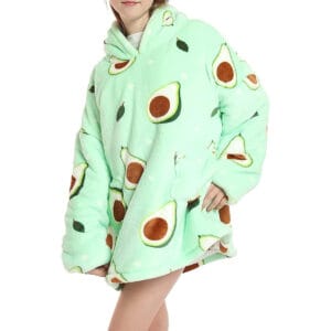Pijama para Niños Buzo Infantil Con Capucha Manta Corderito Palta - vista 4