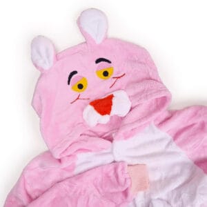 Pijama Niños Infantil Disfraz Con Capucha Y Botones Pantera Rosa - vista 2
