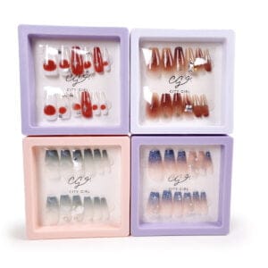 Uñas Postizas x12 Press-on Nails Varios Diseños - vista 3
