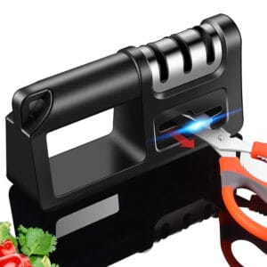 Afilador De Acero De Cuchillos y Tijeras Cocina 4 En 1 - vista 2