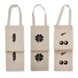 Porta Papel Higiénico Doble De Tela 42x18cm