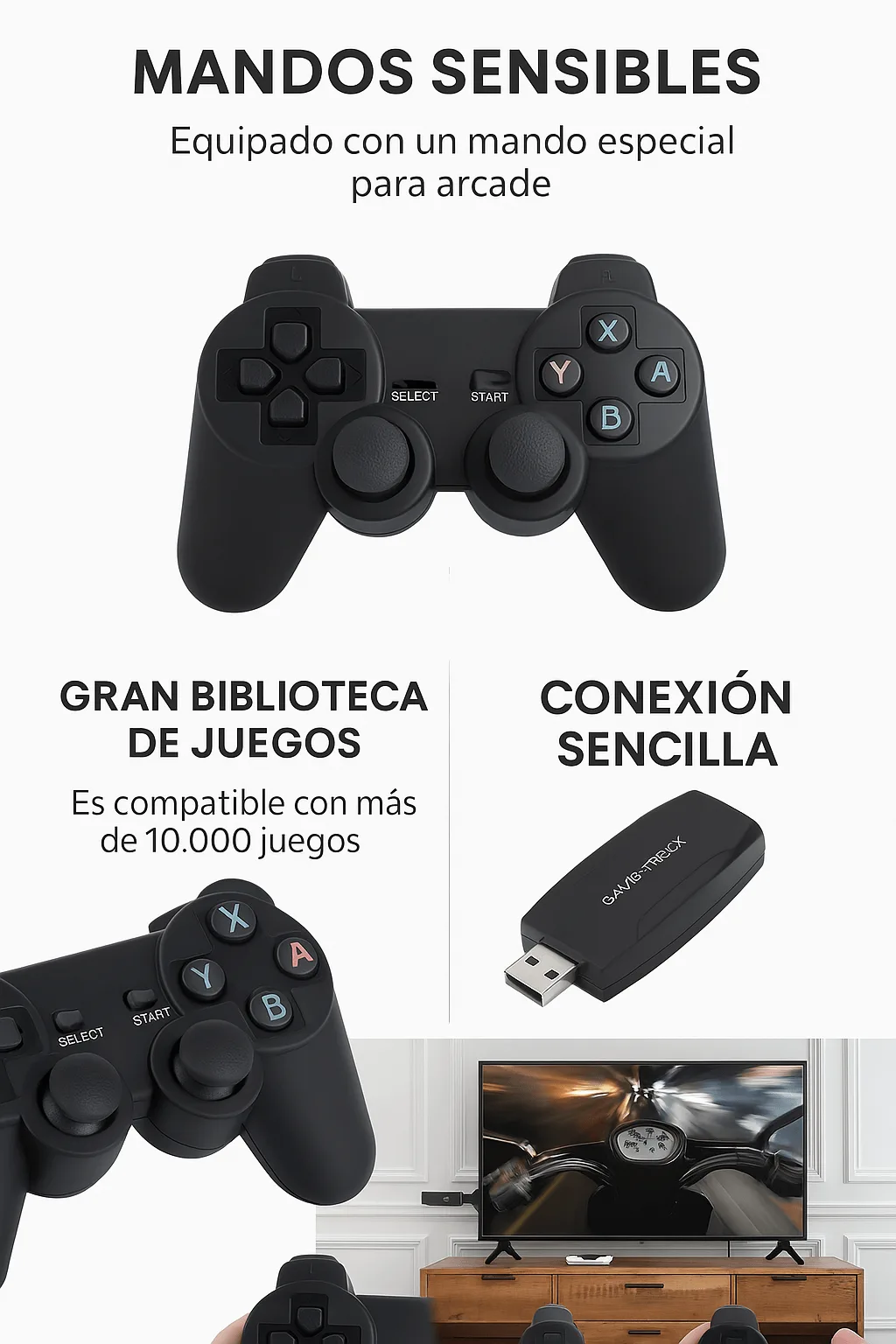 Consola HDMI Juegos