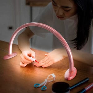 Lampara Media Luna Para Mesa Escritorio De Manicura Luz Led - vista 2