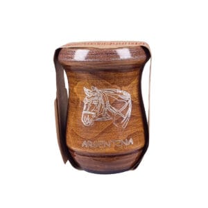 Mate de Madera Vitrificado Afa Boca River y Más Diseños x Unidad - vista 7