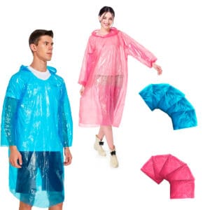 Piloto De Lluvia Para Adulto Portátil Descartable x Unidad