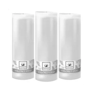 Vela Velon 7 Días Blanca x Unidad