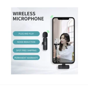 Microfono Corbatero Inalambrico Recargable Para Iphone y Android - vista 4