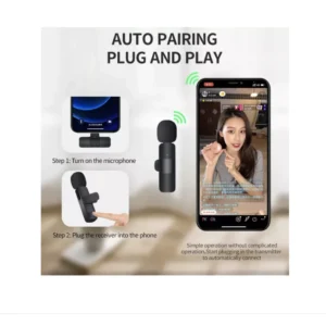 Microfono Corbatero Inalambrico Recargable Para Iphone y Android - vista 5