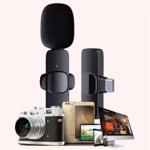 Microfono Corbatero Inalambrico Recargable Para Iphone y Android - vista 9