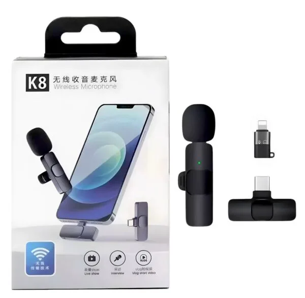 Microfono Corbatero Inalambrico K8