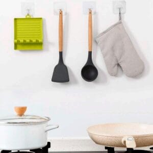 Organizador De Cocina Tapas De Ollas Apoya Utensilios - vista 3