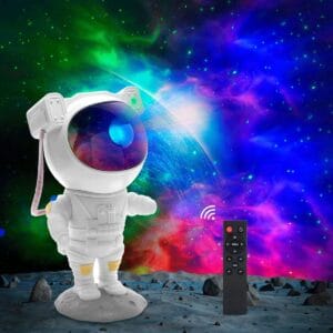 Proyector Astronauta Galaxia Estrellas Luz Led Rgb Premiun - vista 4