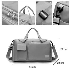 Bolso De Viaje Deporte Gimnasio Yoga Impermeable - vista 5