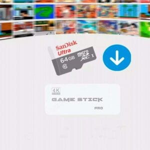 Consola Retro Portátil HDMI Game Stick Pro 4K + 2 Controles Inalámbricos 64GB - vista 3