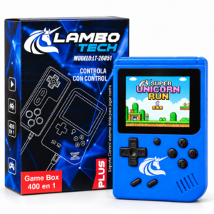 Consola De Juegos Gamer Portátil 8Bit 400 Juegos 2 Jugadores Sub