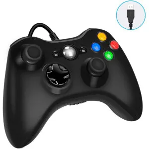 Joystick XBOX 360 Con Cable Compatible Con Pc Conexión Original