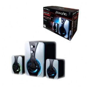 Parlante Gamer Trueno USB 2.1 Retroiluminado Para PC - vista 2