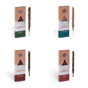 Sahumerios Inciensos Natural Herbal "Energía Limpia" Sagrada Madre