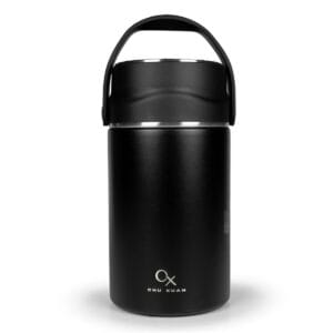 Lunchera Térmica de Acero Inoxidable 1L con Manija y Cuchara Plegable - vista 3