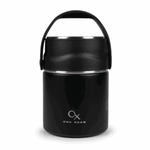 Lunchera Térmica de Acero Inoxidable 600ml con Manija y Cuchara Plegable - vista 2