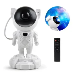 Proyector Astronauta Galaxia Estrellas Con Parlante Bluetooth y Control Remoto