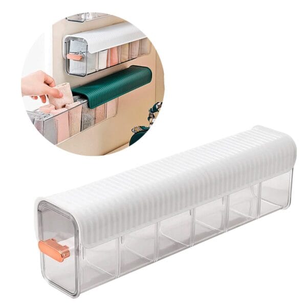 Organizador Multiuso Para Medias y Ropa Interior con Compartimientos Ajustables