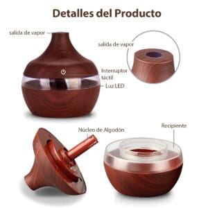 Humidificador USB Ultrasónico Con Visor - vista 2