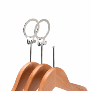 Percha de Madera Antirrobo Con Broches - vista 2