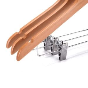 Percha de Madera Antirrobo Con Broches - vista 3
