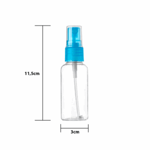 X12 Botellita Spray De Plástico 50cc Recargable Para Viajes y Cosméticos - vista 3