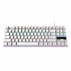 Teclado Gamer Mecánico Skill 80% Español Switch Blue Usb Con Retroiluminación RGB