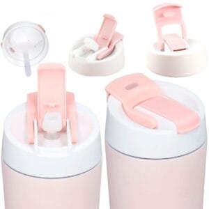 Vaso Termico Con Tapa Y Sorbete 450ml - vista 3