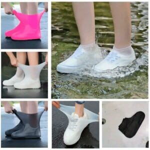 Funda Cubre Zapato Zapatilla Silicona Impermeable Lluvia - vista 3