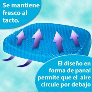 Almohadon Ergonómico Asiento De Gel Egg Sitter – Soporte y Comodidad - vista 6