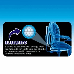 Almohadon Ergonómico Asiento De Gel Egg Sitter – Soporte y Comodidad - vista 4