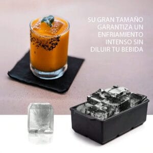 Hielera Cubetera De Silicona Con Tapa 6 Cubos - vista 2