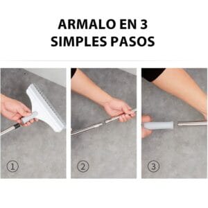 Cepillo Limpiador De Pisos Ventanas Múltiple 3 en 1 - vista 4