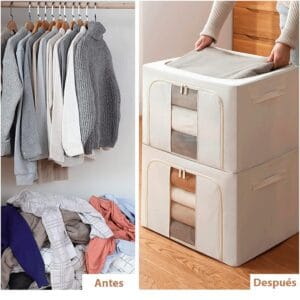 Organizador Plegable Para Ropa Con Armazón de Metal - vista 2
