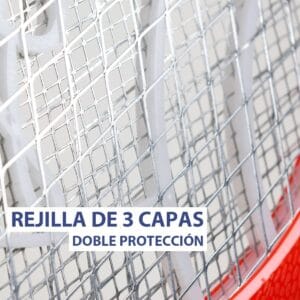 Raqueta Recargable Elimina Moscas, Mosquitos y Otros Insectos - vista 3