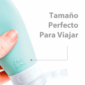 Set De 4 Mini Botellas De Silicona Para Viaje - vista 2