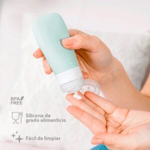 Set De 4 Mini Botellas De Silicona Para Viaje - vista 6