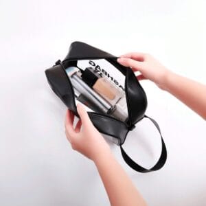 Washbag Neceser Chico Impermeable Transparente - Organizador de Valija Versátil - vista 5