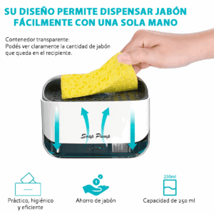 Dispenser Jabón A Presión Con Espuma Caja - vista 2