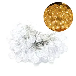 Guirnalda de Luces LED 28 Bombillas de Cristal Burbujas (Luz Cálida)