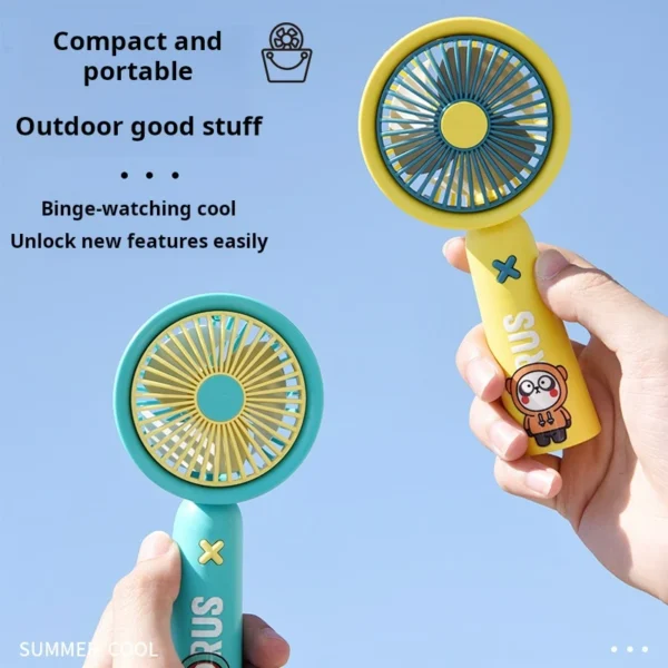 Mini Ventilador Portatil Usb Recargable Con Velocidad Kawaii 5 Mini Ventilador Portatil Usb Recargable Con Velocidad Kawaii 5